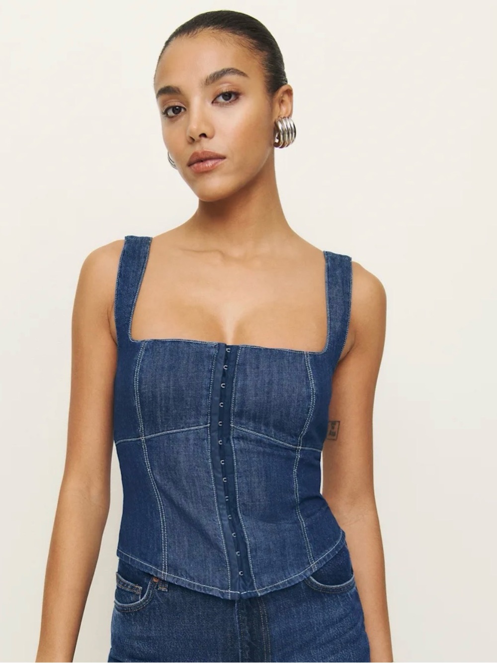Tagliatelle Denim Top